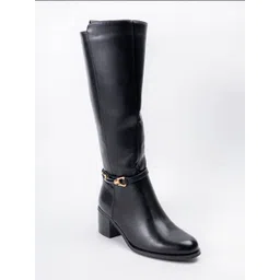 FOREVER SHOE BAZAR Women Round Toe Zip Slouchy Boots