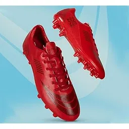 Fortune Football Shoe/Studs,Synthtic Leather Upper| Double Colored TPU Sole| Padded Footbed