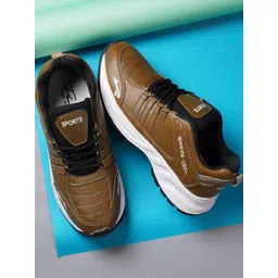 Free Kicks Brown Synthetic Leather Casual Shoes
