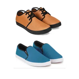 Free Kicks Men Blue Mesh Marking Running Sports Shoes