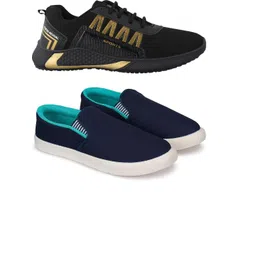 Free Kicks Men Multicoloured Mesh Marking Running Sports Shoes