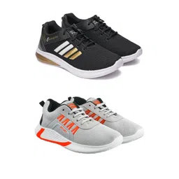 Free Kicks Men Multicoloured Mesh Marking Running Sports Shoes