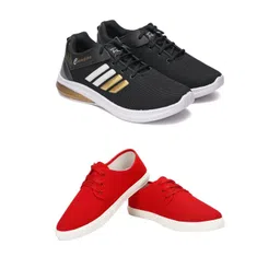 Free Kicks Men Multicoloured Mesh Marking Running Sports Shoes