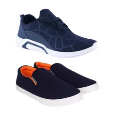 Free Kicks Men Multicoloured Mesh Marking Running Sports Shoes