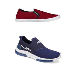 Free Kicks Men Multicoloured Mesh Marking Running Sports Shoes