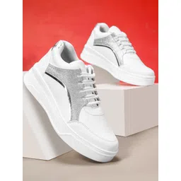 Froh Feet Women Colourblocked Comfort Insole Chunky Sole Sneakers