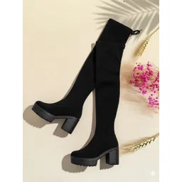 Froh Feet Women Heel Lace Up Regular Boots