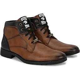 FRONTIER Trendy Mid-Ankle Synthetic leather Boots For Men