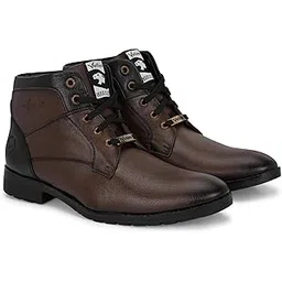 FRONTIER Trendy Mid-Ankle Synthetic leather Boots For Men
