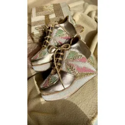 Fuchsia by Aashka Mehta Rainbow Sneakers