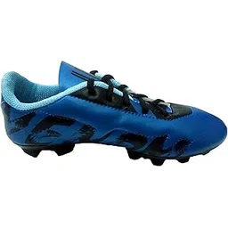 FX 73 Inspire Hyper Venom Football Studs Cricket Studs Running Studs Synthetic Leather Shoes with PU Sole - Size 5 (Yellow)