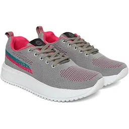G10L-1004 Latest Stylish Casual Sneakers,Lace up Lightweight Shoes for Running, Walking, Gym,Trekking, Hiking and Party Running Shoes for Women