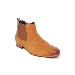 GABICCI Men Blocked Heeled Chelsea Boots