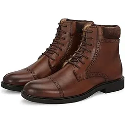 Gabriele Brown Combat Boot for Men