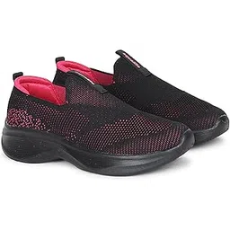 Galaxy-02 Casual Shoes for Women Stylish, Comfortable Ladies Footwear for Walking, Travel, Office, Shopping | Mesh Slip-On, Foam EVA Sole, No Heel Size 4-8-