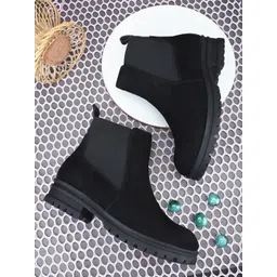 GARDIN Women Heeled Mid-Top Chelsea Boots