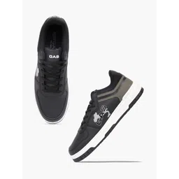 GAS Men Colourblocked PU Sneakers