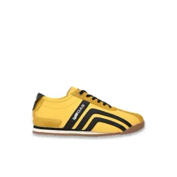 GAS Men's HoloStride Yellow & Black Sneakers
