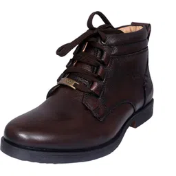 Genuine Leather Boots for Men A-4691 | Anti-Slip | Memory Cushion | High Ankle Boots For Men