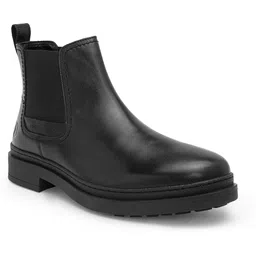 Genuine Leather Chelsea Boots with Dual-Tone Finish and Enhanced Comfort Boots For Men