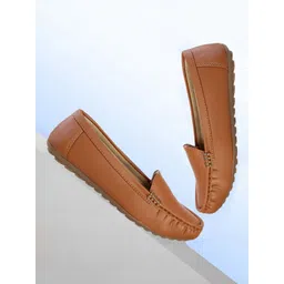 Genuine Leather Loafers –Lightweight, Comfortable Daily Wear Slip-Ons Loafers For Women