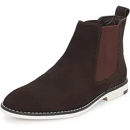 Genuine Leather Men's Formal and Casual Leather Boots | Versatile and Sophisticated Chelsea Boots for Every Season | Fashionable Elegant Boots for Any Occasion (3964)