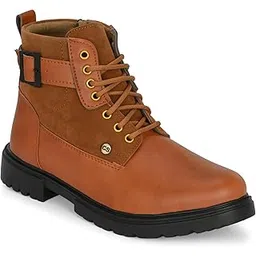 Genuine Leather Mid Top Classic Boots for Men