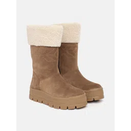 Geox Women D Spherica EC7.1 B ABX B High-Top Suede Winter Boots