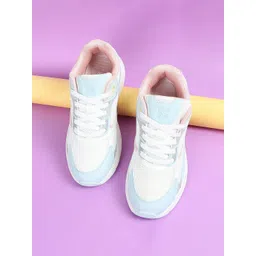 Ginger by Lifestyle Women Round Toe Lace-Ups Sneakers