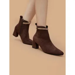 Ginger by Lifestyle Women's Brown Booties