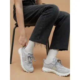 Ginger by Lifestyle Women's Grey Sneakers