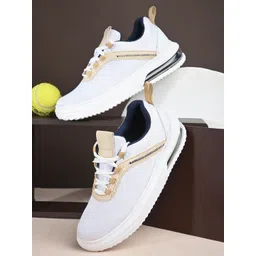 Giorgio Men Round Toe Lace-Ups Colourblocked Lightweight Sneakers