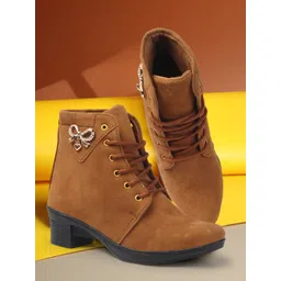 Girls High Ankle Suede Whiter Boots Boots For Women