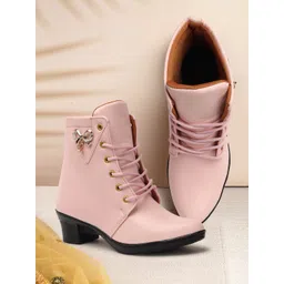 Girls High Ankle Suede Whiter Boots Boots For Women