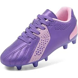 Girls Hz19006k Soccer Football Cleats Shoes Purple Pink Size 11 M US Little Kid