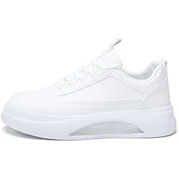 Glemia Men's Energy Afterburn Disruptor for Multiple Sports,Fashion, Party & Fun Shoes/Sneakers|White Colured Walking,Running & Comfortable Shoes