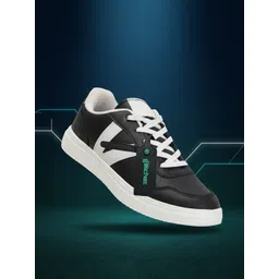 glitchez Men Colourblocked Round Toe Lace-Ups Sneakers