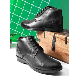 glitchez Men Leather Boots