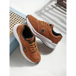 glitchez Men Leather Sneakers
