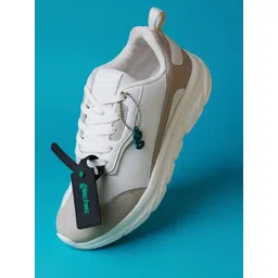 glitchez Men Round Toe Lace-Ups Sneakers