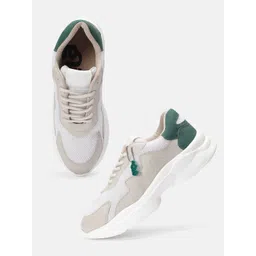 glitchez Women Colourblocked Chunky Sole Sneakers