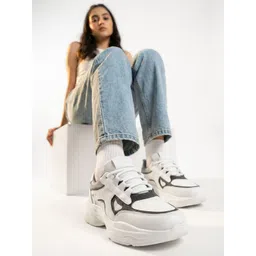 glitchez Women Colourblocked Everyday Sneakers