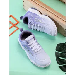 glitchez Women Colourblocked Round Toe Lace Ups Sneakers