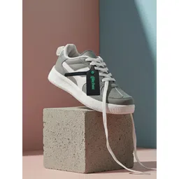 glitchez Women Colourblocked Round Toe Sneakers