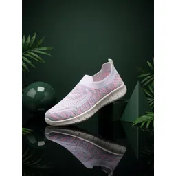 glitchez Women Colourblocked Slip-On Sneakers