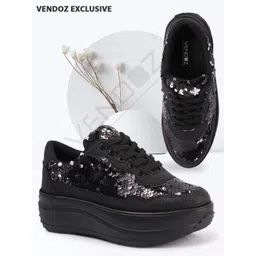 GLITTERY WEDDING AND PARTY WEAR Sneakers For Women