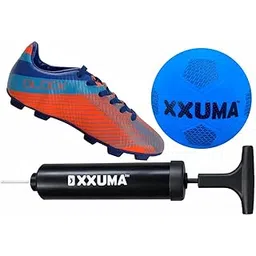 Glock Soccer Cleats with Home Play Football and Air Pump Combo Pack