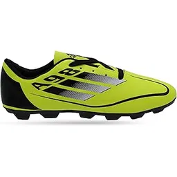 GOLDIAMOND Sports Cleats | Comfortable and Lightweight | Sports and Athletic Footwear with Synthetic Leather Having PVC Sole Football/Soccer Stud Shoes | (Color : Green & Black) (Size: 9)