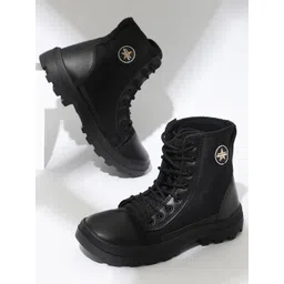 Goldstar Men High Top Boots