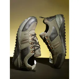 Goldstar Textured Lace Up Sneakers